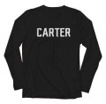 Carter Youth Black Long Sleeve T-Shirt