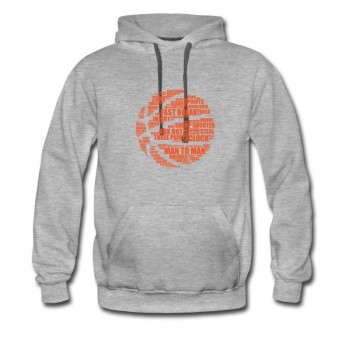 Men's Basketball Player Terms I Basketballer Sports Fan Hoodie - Grey