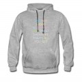 Men's Motivational Positive Saying I Encouraging Quote Hoodie - Grey