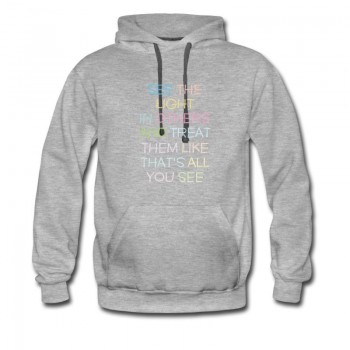 Men's Motivational Positive Saying I Encouraging Quote Hoodie - Grey