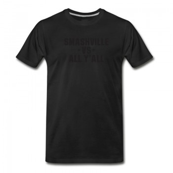 Men's Smashville vs. All Y'all Cool Nashville Hockey Fan Gift T-Shirt - Black