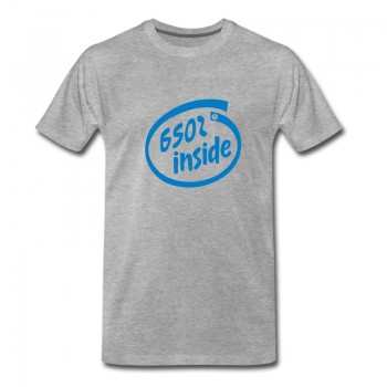 Youth 6502 microprocessor T-Shirt - Grey