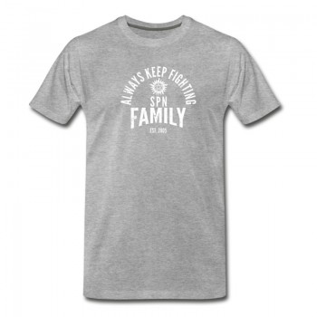 Youth Always Keep Fighting Logo T-Shirt - Grey