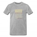 Youth Construction Worker Badass Dictionary Term T-Shir T-Shirt - Grey