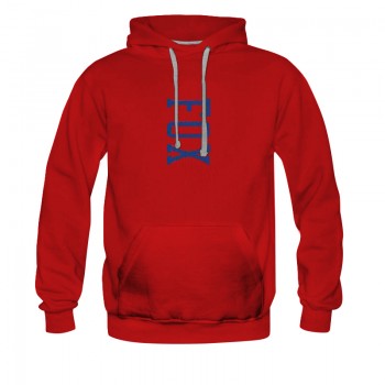 Youth Fox Red One Color Backer Pullover Hoodie