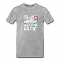 Youth Great Minds Head Start TShirt Teacher Early T-Shirt - Grey