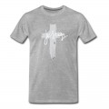 Youth Jesus Cross  |Christianity s T-Shirt - Grey