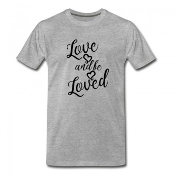 Youth Love and be Loved T-Shirt - Grey