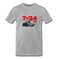 Youth T-34-85 Soviet medium tank T-Shirt - Grey