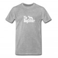 Youth The Dogfather  German Shepherd Vintage T-Shirt - Grey